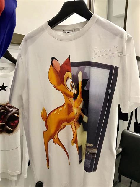 givenchy bambi t shirt white|Givenchy crystal.